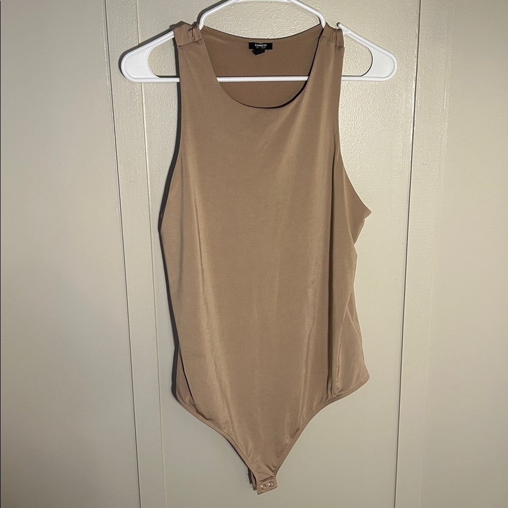 Express Nude Stretchy Bodysuit